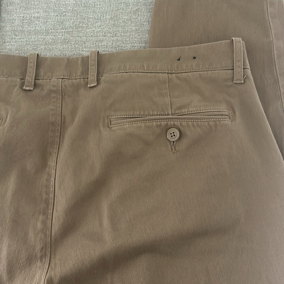 J. Crew stretch Dark khakis pants Size 33/34 - Picture 5 of 9